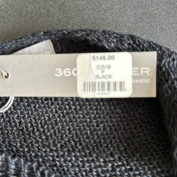 NWT 360 Sweater Loose Knit Long Sleeve Asymmetrical Sweater Top - Picture 8 of 10